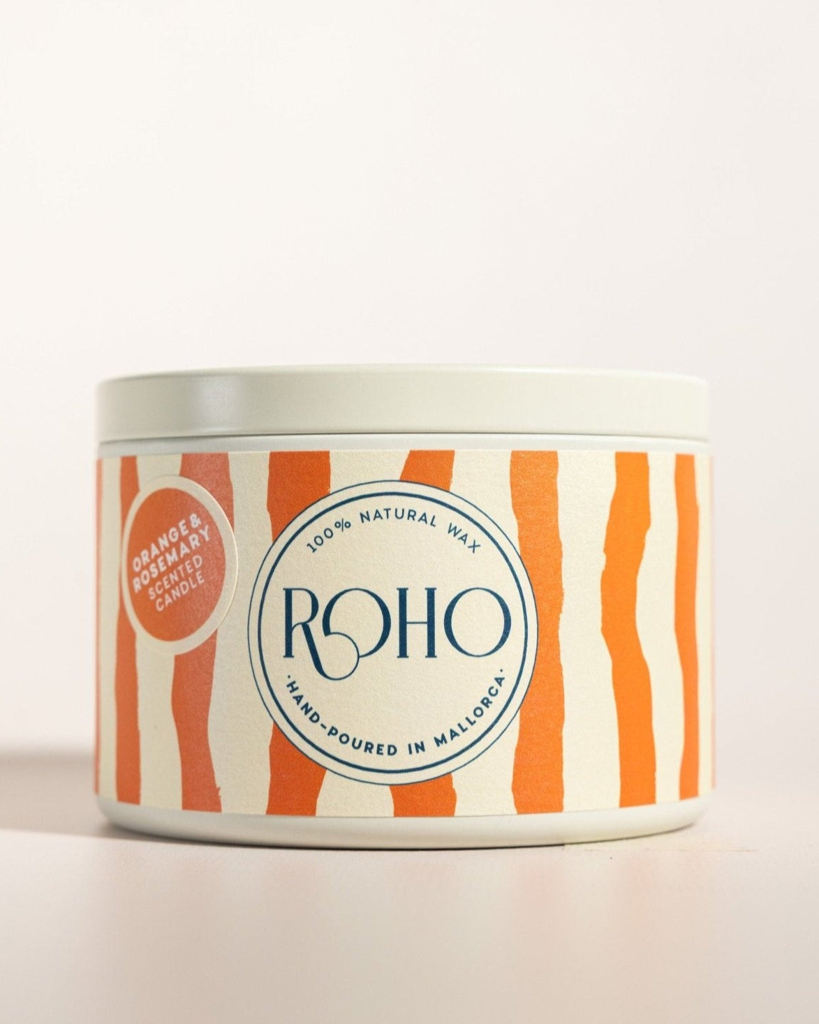 Orange and Rosemary Tin Candle L - ROHO AIRDECO