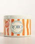 Orange and Rosemary candle, striped tin 90g