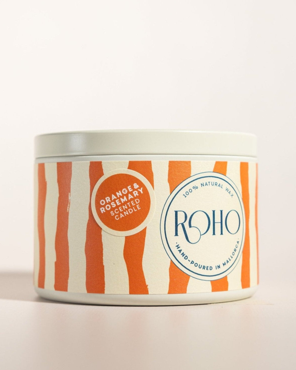 Orange and Rosemary Tin Candle L - ROHO AIRDECO
