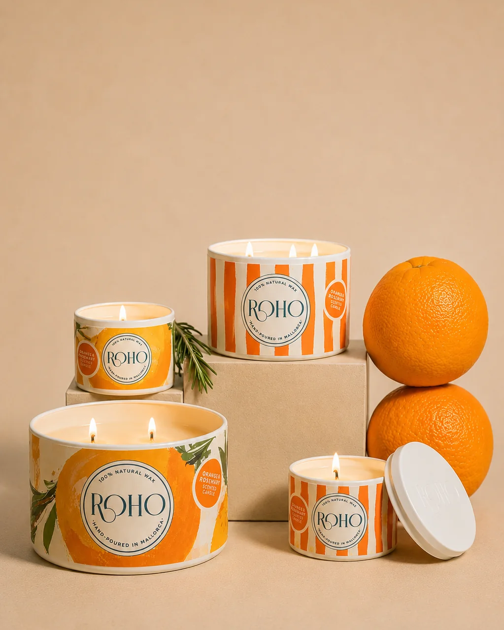 Orange and Rosemary Set 3+1<br>