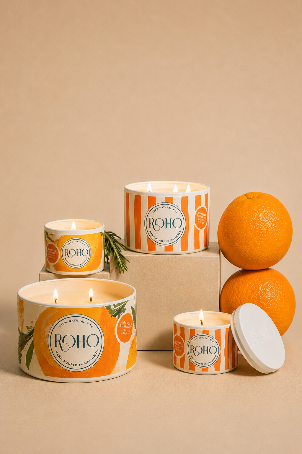 Orange and Rosemary Set 3+1