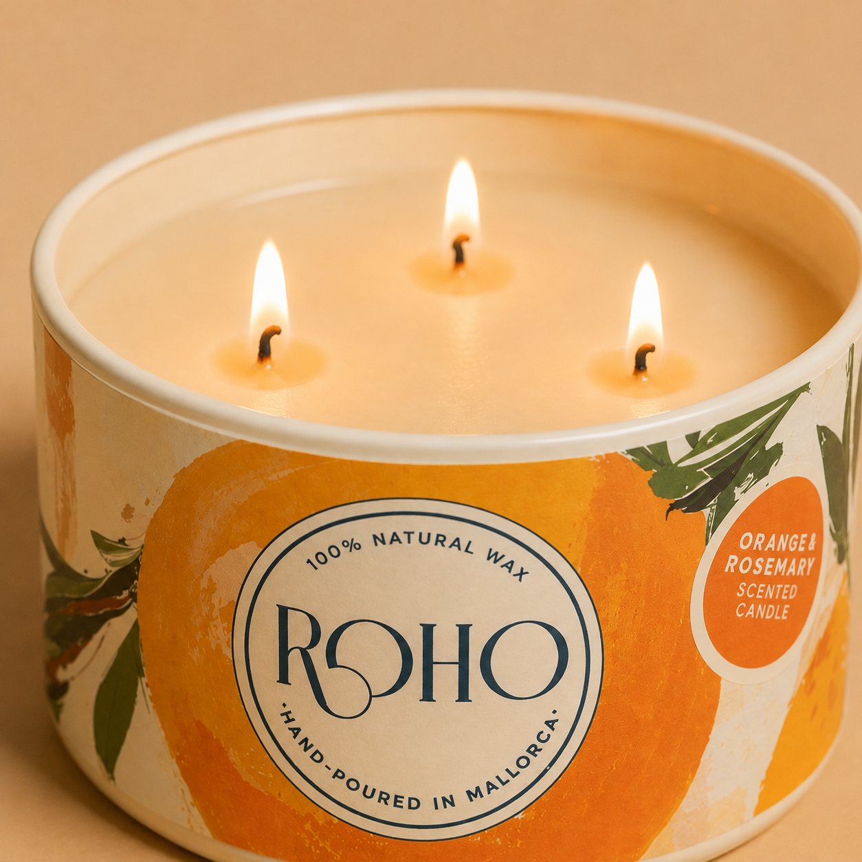 Orange und Rosmarin